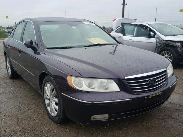 KMHFC46F77A233524 - 2007 HYUNDAI AZERA SE PURPLE photo 1