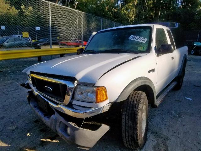 1FTZR45E04TA19628 - 2004 FORD RANGER SUP WHITE photo 2