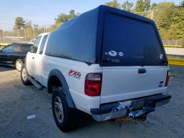 1FTZR45E04TA19628 - 2004 FORD RANGER SUP WHITE photo 3