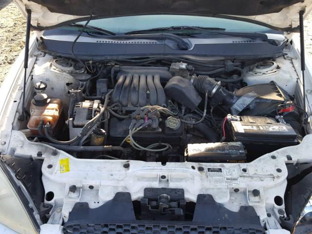 1FAFP55U81A168260 - 2001 FORD TAURUS SES WHITE photo 7