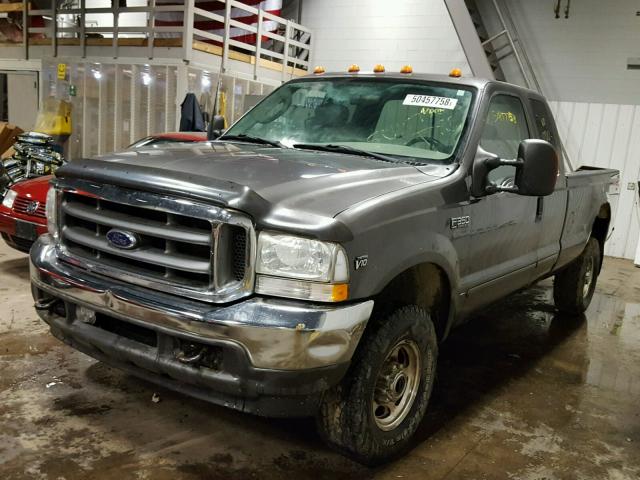 1FTSX31S93ED02836 - 2003 FORD F350 SRW S GRAY photo 2