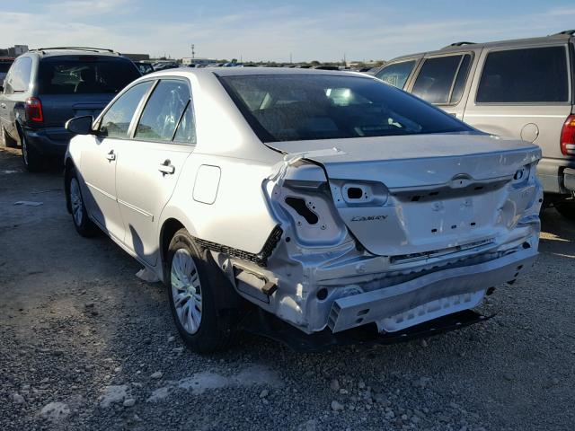 4T4BF1FK2ER413366 - 2014 TOYOTA CAMRY L SILVER photo 3