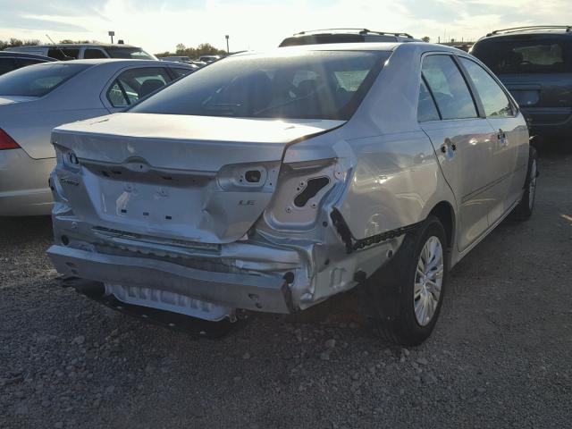 4T4BF1FK2ER413366 - 2014 TOYOTA CAMRY L SILVER photo 4