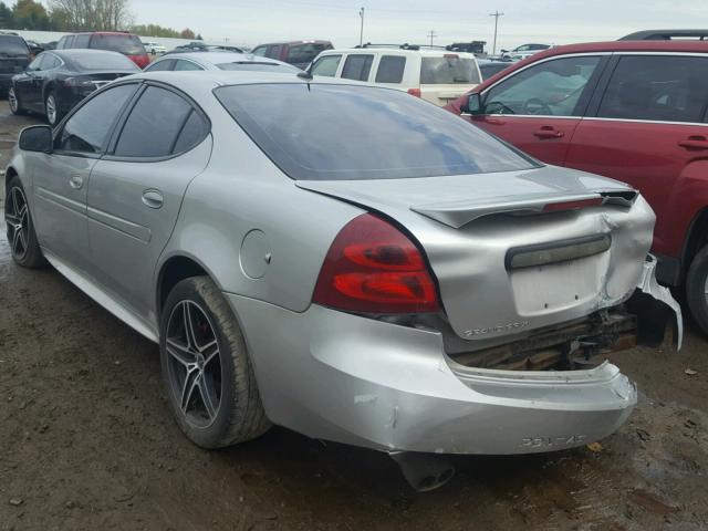 2G2WP552381168619 - 2008 PONTIAC GRAND PRIX SILVER photo 3