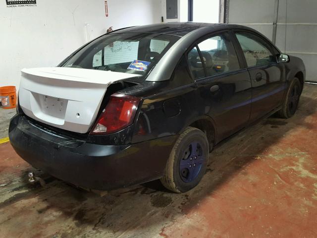 1G8AF52F93Z144612 - 2003 SATURN ION LEVEL BLACK photo 4
