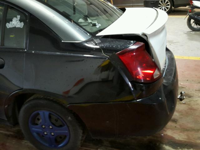 1G8AF52F93Z144612 - 2003 SATURN ION LEVEL BLACK photo 9