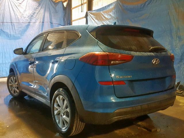 KM8J2CA42KU940177 - 2019 HYUNDAI TUCSON SE BLUE photo 3