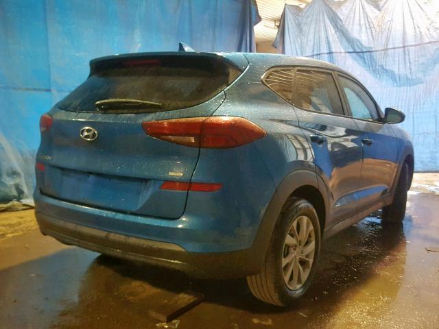 KM8J2CA42KU940177 - 2019 HYUNDAI TUCSON SE BLUE photo 4