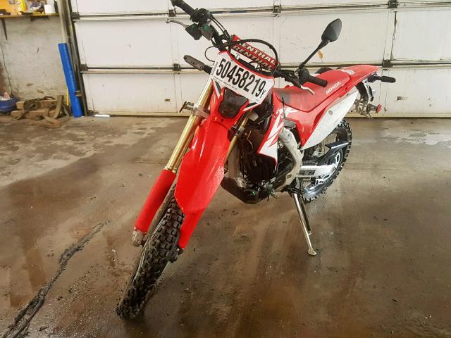 JH2PD1117KK004187 - 2019 HONDA CRF450 L RED photo 2