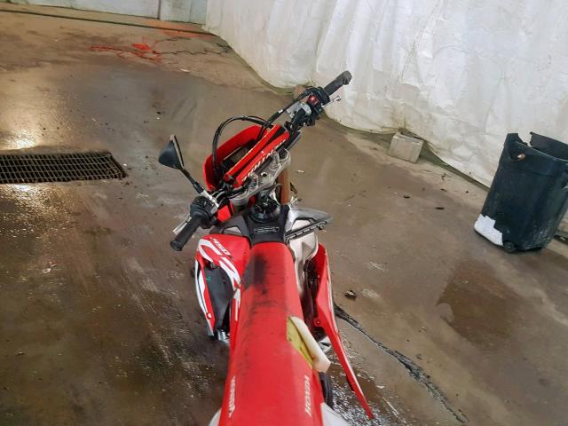 JH2PD1117KK004187 - 2019 HONDA CRF450 L RED photo 5