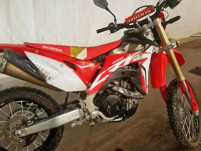 JH2PD1117KK004187 - 2019 HONDA CRF450 L RED photo 9