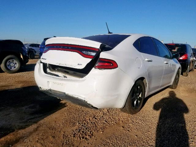 1C3CDFBB4FD286380 - 2015 DODGE DART SXT WHITE photo 4