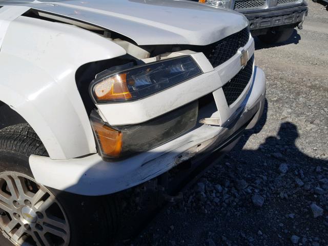 1GCJTCDE8A8137239 - 2010 CHEVROLET COLORADO L WHITE photo 9