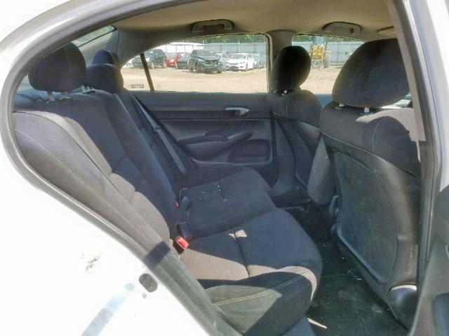 2HGFA16609H536434 - 2009 HONDA CIVIC LX-S Ağ foto 6