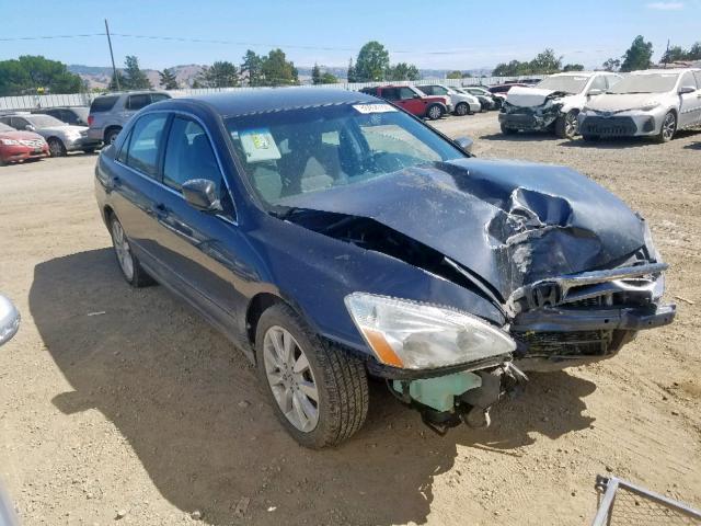 1HGCM66497A075431 - 2007 HONDA ACCORD SE CHARCOAL photo 1