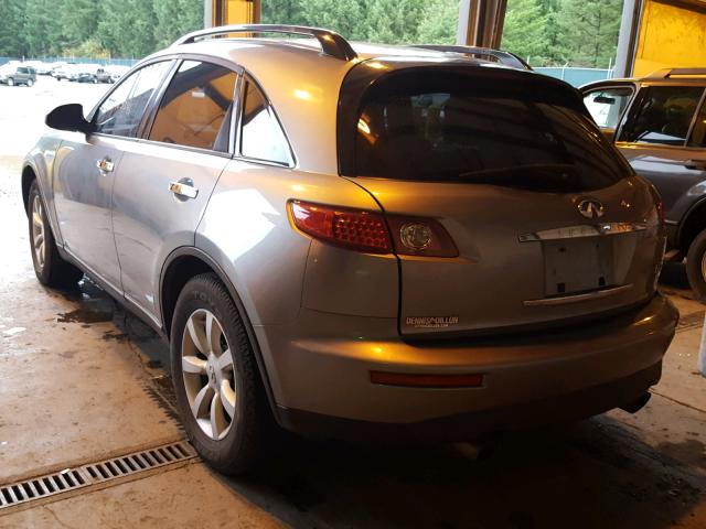 JNRAS08W95X205001 - 2005 INFINITI FX35 GRAY photo 3