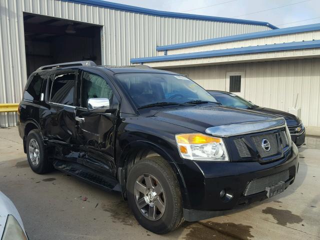 5N1BA0ND0BN609883 - 2011 NISSAN ARMADA SV BLACK photo 1