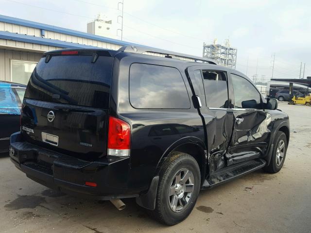 5N1BA0ND0BN609883 - 2011 NISSAN ARMADA SV BLACK photo 4