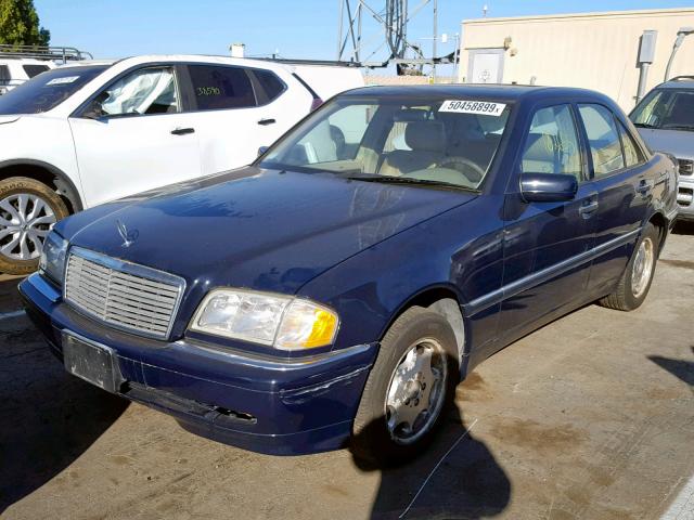 WDBHA29G4XA741878 - 1999 MERCEDES-BENZ C 280 BLUE photo 2