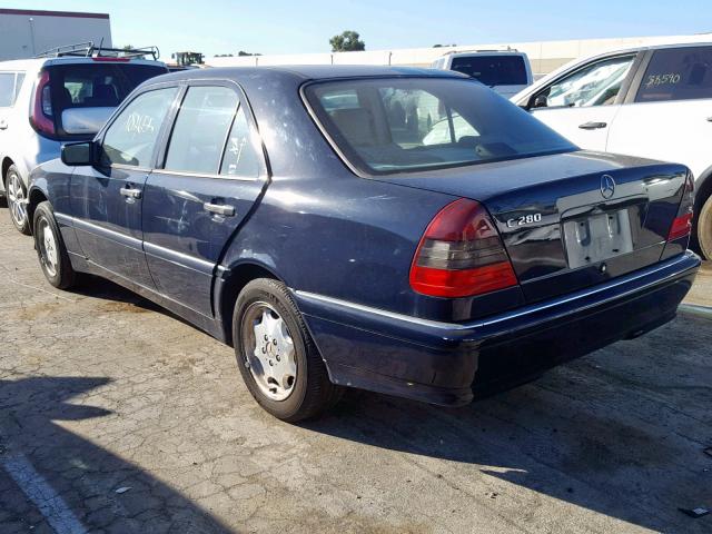 WDBHA29G4XA741878 - 1999 MERCEDES-BENZ C 280 BLUE photo 3