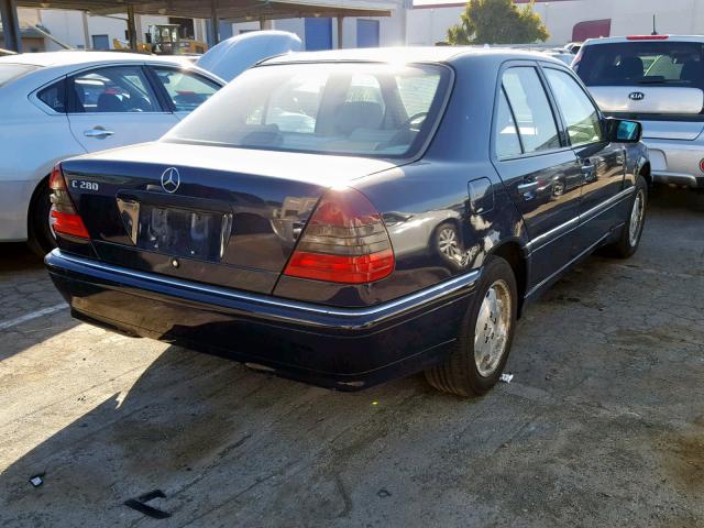 WDBHA29G4XA741878 - 1999 MERCEDES-BENZ C 280 BLUE photo 4