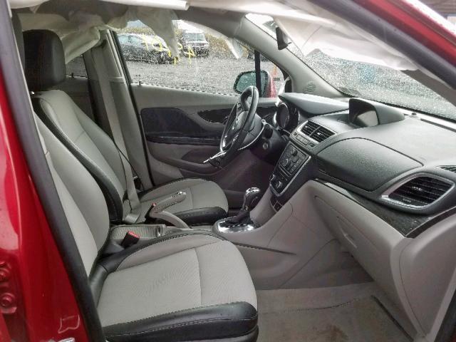 KL4CJASB2EB779969 - 2014 BUICK ENCORE RED photo 5