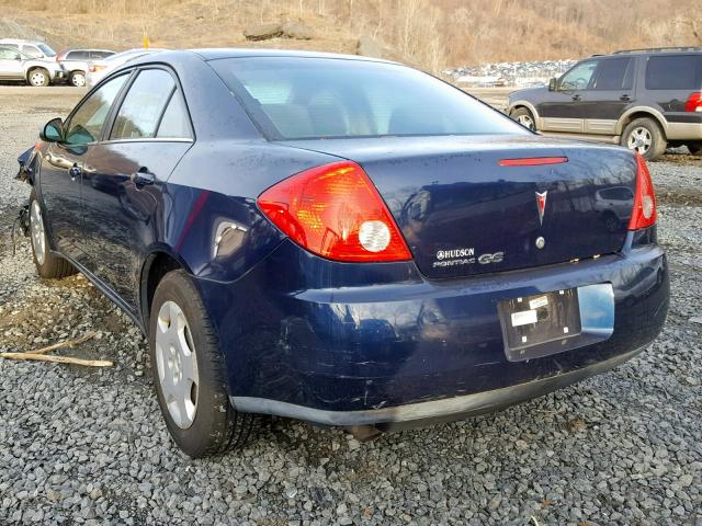 1G2ZF57B984304673 - 2008 PONTIAC G6 VALUE L BLUE photo 1