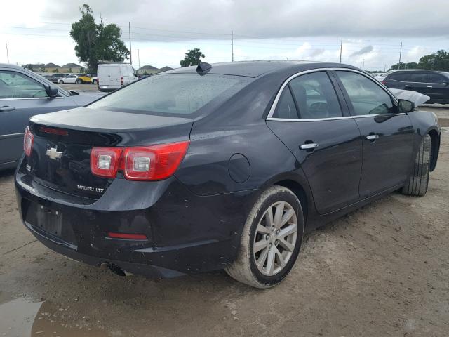 1G11H5SA8DU116313 - 2013 CHEVROLET MALIBU LTZ BLACK photo 4