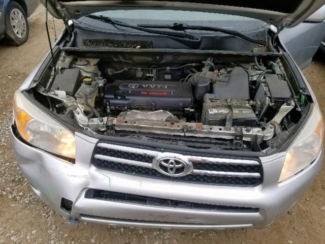 JTMBD31V776048160 - 2007 TOYOTA RAV4 LIMIT SILVER photo 7