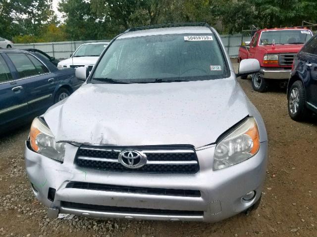 JTMBD31V776048160 - 2007 TOYOTA RAV4 LIMIT SILVER photo 9