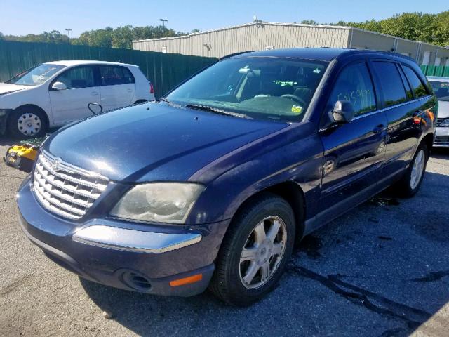 2C4GF68445R548698 - 2005 CHRYSLER PACIFICA T BLUE photo 2