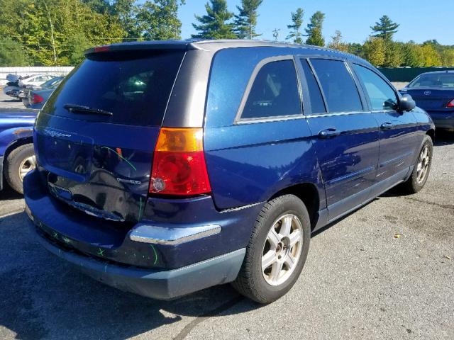 2C4GF68445R548698 - 2005 CHRYSLER PACIFICA T BLUE photo 4