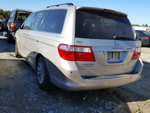 5FNRL38866B000671 - 2006 HONDA ODYSSEY TO SILVER photo 3