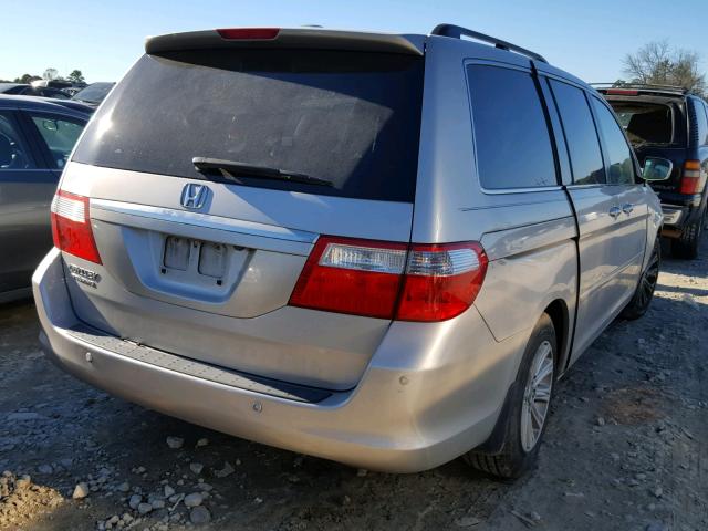 5FNRL38866B000671 - 2006 HONDA ODYSSEY TO SILVER photo 4