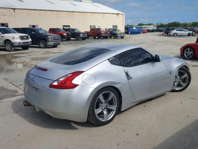 JN1AZ44EX9M400986 - 2009 NISSAN 370Z SILVER photo 4