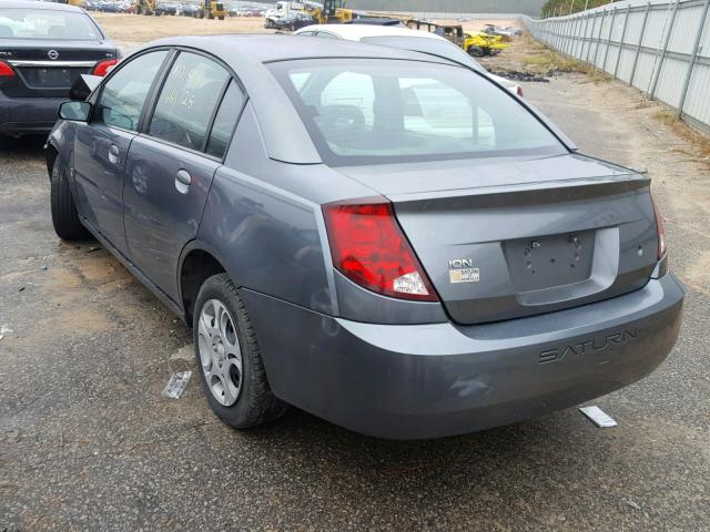 1G8AJ52F94Z165928 - 2004 SATURN ION LEVEL GRAY photo 3
