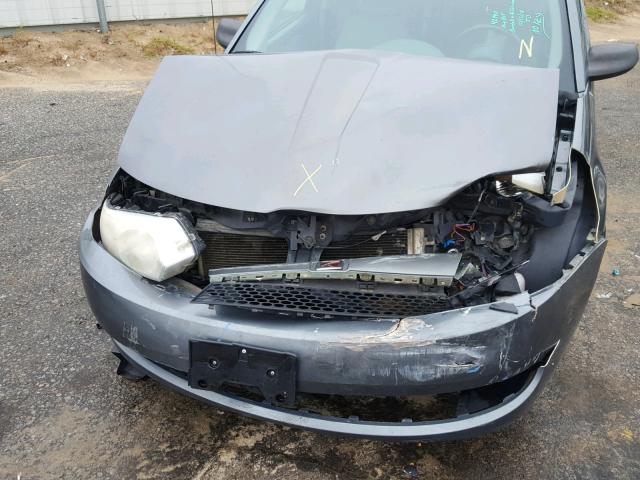 1G8AJ52F94Z165928 - 2004 SATURN ION LEVEL GRAY photo 9