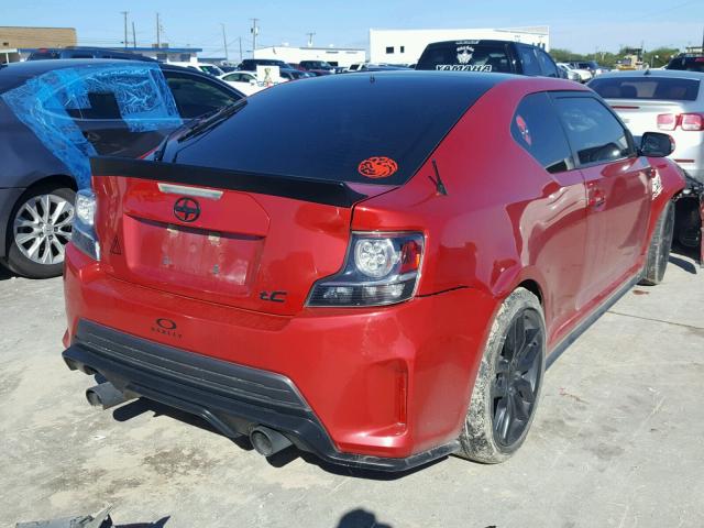 JTKJF5C79GJ026568 - 2016 TOYOTA SCION TC წითელი ფოტო 4