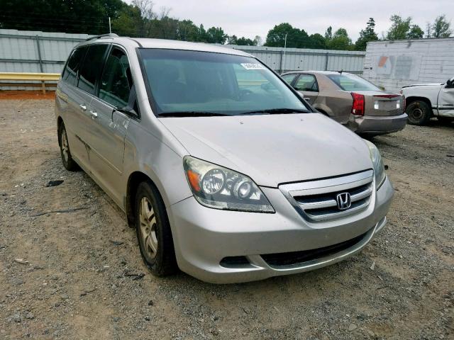 5FNRL384X5B004685 - 2005 HONDA ODYSSEY EX SILVER photo 1