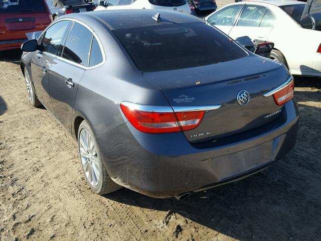 1G4PS5SK0C4212328 - 2012 BUICK VERANO SILVER photo 3