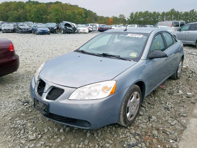 1G2ZF57B984258214 - 2008 PONTIAC G6 VALUE L BLUE photo 2