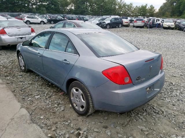 1G2ZF57B984258214 - 2008 PONTIAC G6 VALUE L BLUE photo 3