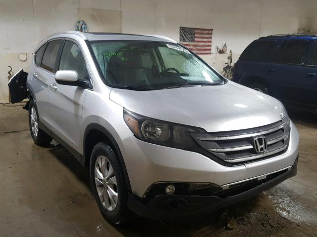 2HKRM4H73EH610621 - 2014 HONDA CR-V EXL SILVER photo 1