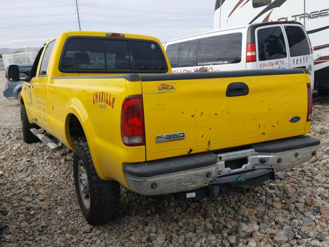 1FTWW31P76EB79204 - 2006 FORD F350 SRW S YELLOW photo 3