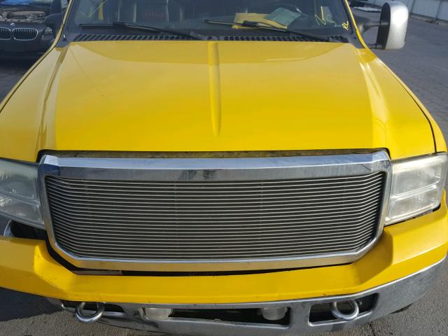 1FTWW31P76EB79204 - 2006 FORD F350 SRW S YELLOW photo 7