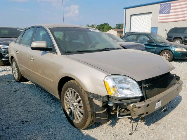 1MEHM431X6G605869 - 2006 MERCURY MONTEGO PR ოქროსფერი ფოტო 1