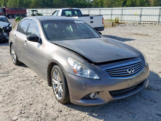 JN1CV6AP2AM408154 - 2010 INFINITI G37 BASE GRAY photo 1