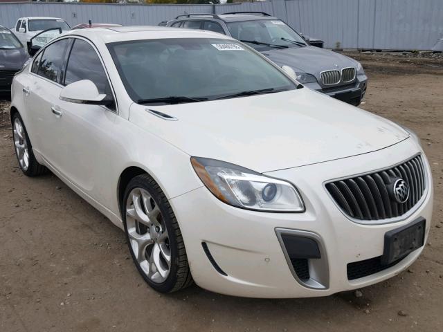 2G4GV5GV8C9138602 - 2012 BUICK REGAL GS WHITE photo 1