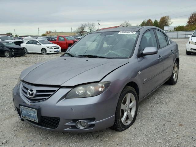 JM1BK323261409745 - 2006 MAZDA 3 S GRAY photo 2