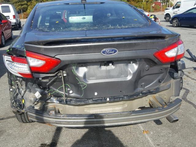 3FA6P0SU2FR210281 - 2015 FORD FUSION TIT GRAY photo 9